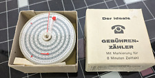 der ideale Telestop Telefon Gebührenzähler Zeitkontrolle OVP Vintage 60er grau