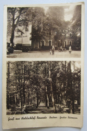 1908 waldschloß - ak,