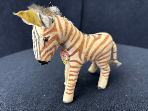 Steiff zebra samt - samt,, h