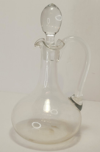 Vintage glas öl essig - Öl, flasche