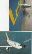 2 Flugzeug-Postkarten, "Condor" + "Lufthansa",  sehr guter Zustand