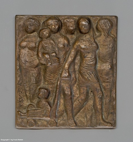Bronze relief karl - bronze,