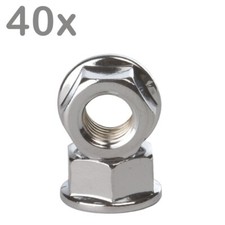 40  Felgenmuttern M7 Stahl