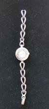 Vintage mechanische Excellent Damen Armbanduhr 835 Silber mit Armband läuft 