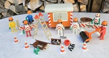 Playmobil  Klicky City Baustelle Bauwagen 7 Figuren & viel Zubehör 