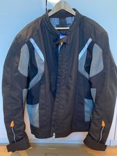 BMW Airflow Sommer Jacke Größe 66 Schwarz Grau, Super Zustand, was für Männer! 