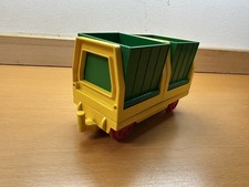 Lego Duplo Eisenbahn 3325 Kipplore Schüttwaggon grün gelb top Zustand