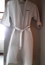 Bademantel adidas Waffelpiqué Gr.5 38/40 Baumwolle weiß