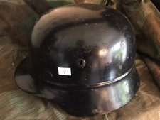 Uniform Stahlhelm schwarz