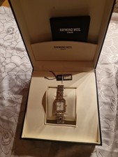 Raymond Weil Damen Armbanduhr Stahl 18 k Gold und Diamanten.