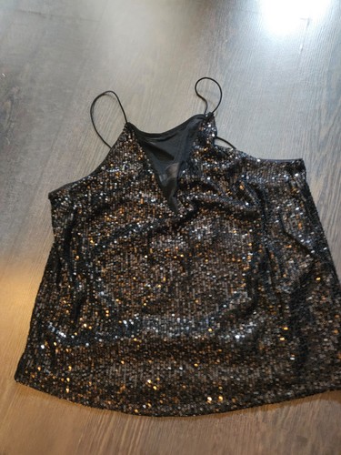 Paillettentop damen - h&m,