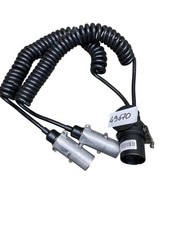 Adapterkabel LKW Zugmaschine Anhänger Spiralkabel 15 polig auf 2x7 polig 49670