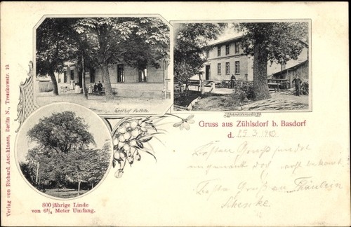 Zühlsdorf mühlenbecker - ak,