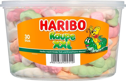 Haribo raupen xxl stück - raupen,