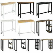 1x Bartisch Bartheke Tresen Stehtisch Bistrotisch seitliche Ablage MDF  e816