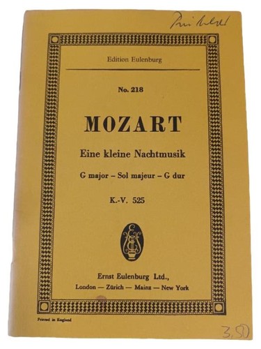 Mozart eine kleine - kleine, nachtmusik
