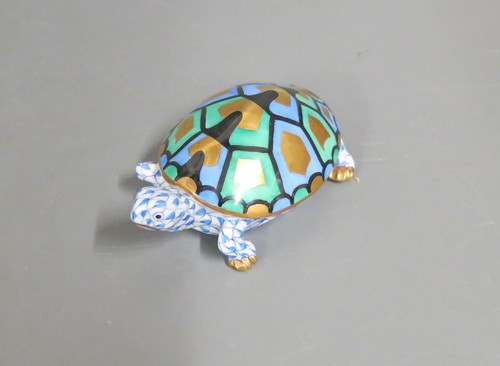 Schildkröte porzellan herend - porzellan,