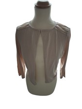 Nude Farbenes Bolero Größe