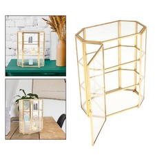 Goldene Vintage Glas Schmuck