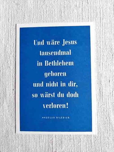 Lesezeichen spruchkarte und - lesezeichen,