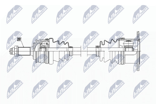 Nty npw 021 antriebswelle - npw-su-021,
