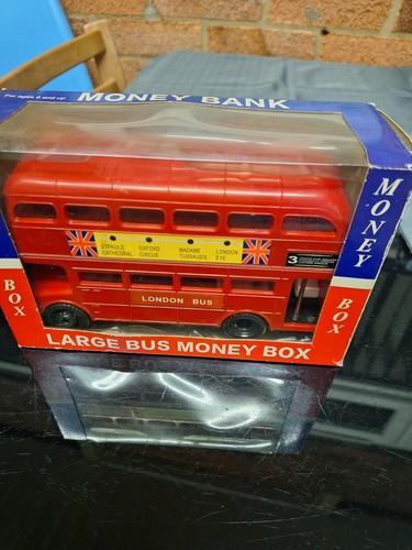 Kunststoff london bus - kunststoff, spardose