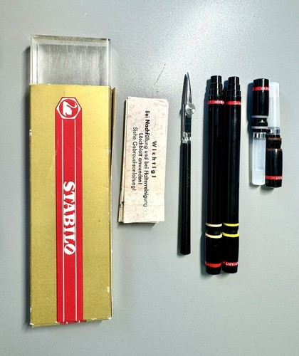 Vintage stabilo tuschezeichner - vintage,