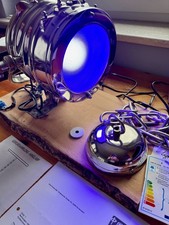 Hängeleuchte Scheinwerfer Look Chrom Loft Pendelleuchte Industrie Retro Leuchte