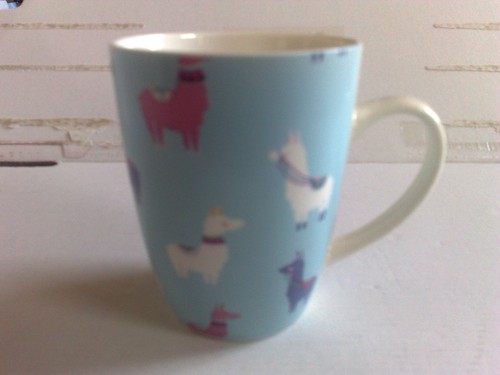 Porzellan becher hellblau mit - porzellan-becher,