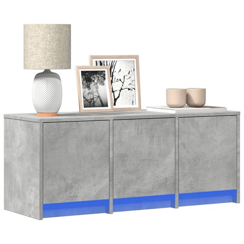 Schrank mit led lowboard - tv,