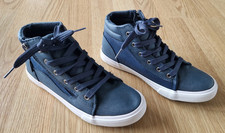 walkx Kids Gr.34 Kinder Jungen Schuhe Halbschuhe Stiefellette Sneaker blau TOP!