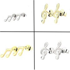 Ohrringe musiknote 925 - ohrringe,