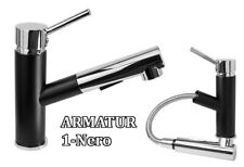 Rein Schwarz LINDBERGH® Granit Spüle "SIM44" Einbauspüle Küchenspüle Spülbecken