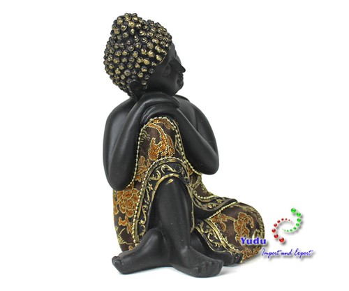 Buddhakopf auf knie fengshui - auf,