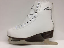 Eislaufschlittschuhe Winterdekoration Schlittschuh weiss Eiskunstlauf 