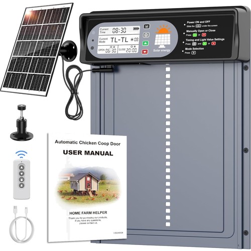 Hühnerklappe solar elektrisch - hühnerklappe,