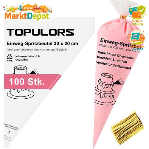 Spritzbeutel einweg 30x20cm - spritzbeutel,