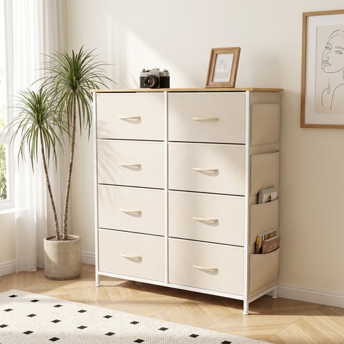 Homcom kommode schrank - mit, 8
