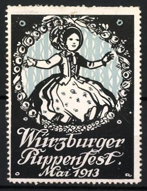 Reklamemarke würzburg - reklamemarke,