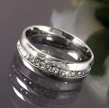 Ring Edelstahl Strass