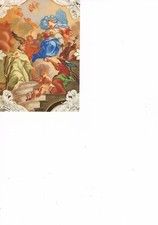 1 x AK color, Stift Stams, "Fresko im mittl. re. Seitenschiff", Lactatio Bern.