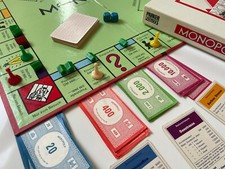 Monopoly Luxusausgabe PARKER 70er Jahre Nr. 601 1011 quatratisch