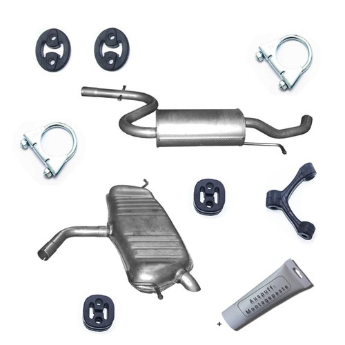 Auspuff mitteltopf endtopf - mitteltopf, vw