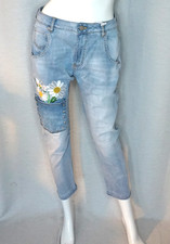 Hippie Flower Jeans Hose