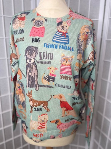 Hunde print pullover neu - hunde-print,