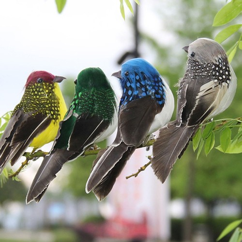Bunter schaumstoff vogel - bunter,