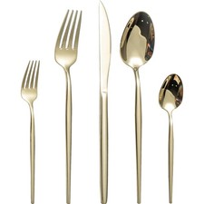 Besteck Set 30-teilig Gold