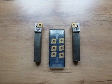 2 Klemmdrehhalter,  Schaftgröße: 16mm + 8 neue Hartmetallschneidplatten