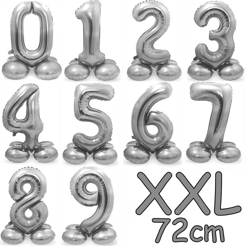 Xxl silber folienballon - folienballon,
