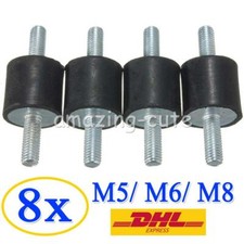 8x Metall Gummipuffer Schwingungsdämpfer Gummilager Gummipuffer Anschlagpuffer